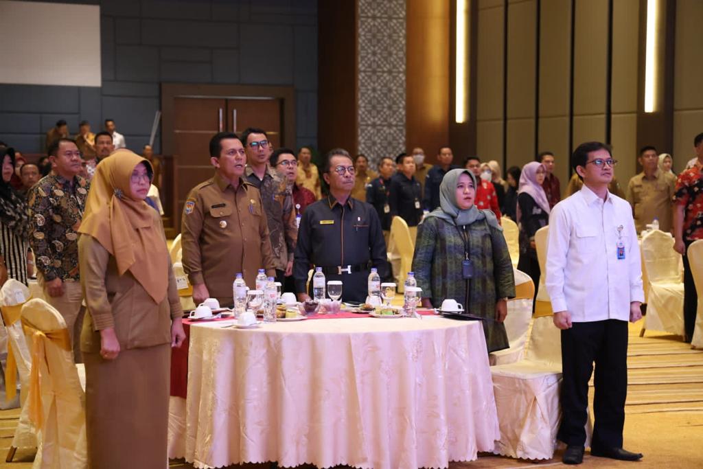 Penyusunan Rencana Pendanaan Pelaksanaan Pemilihan Kepala Daerah Serentak Tahun 2024, bertempat di Hotel Aston Kota Batam, Selasa (28/2/2023).