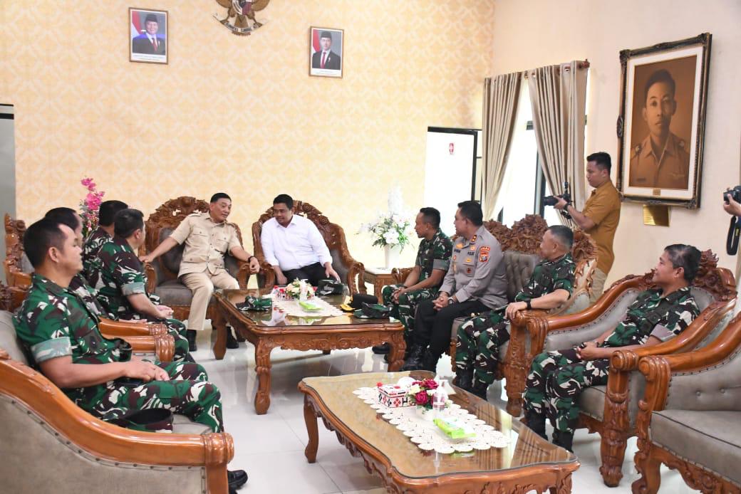 Kunjungan Menteri Pertahanan RI ke Sumut.