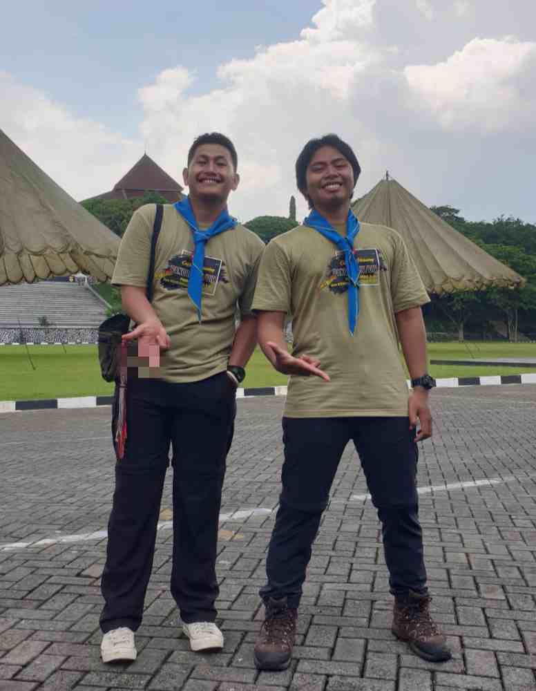 Gilang salah satu pecinta alam dari UKSW Salatiga