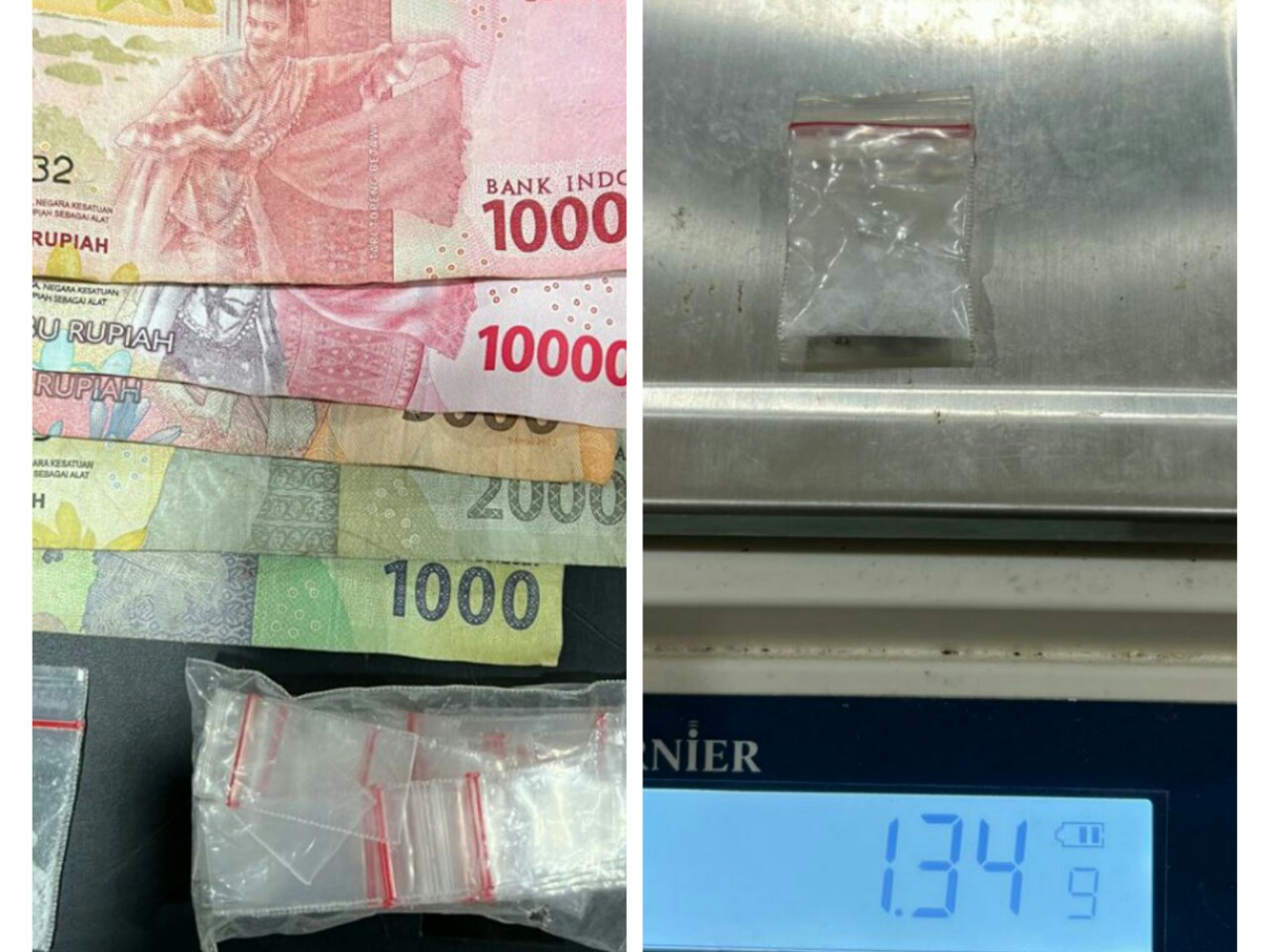 Barang Bukti Diamankan Polisi Saat Penangkapan