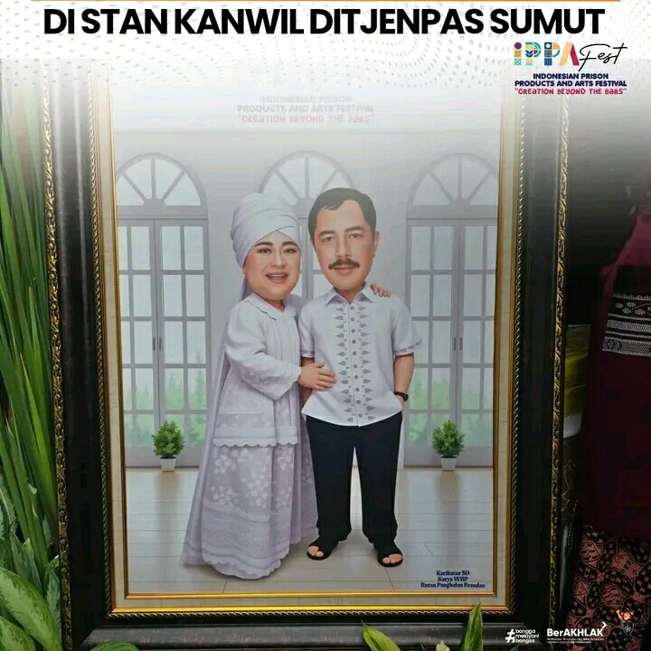 Karya Seni WBP Rutan Pangkalan Brandan