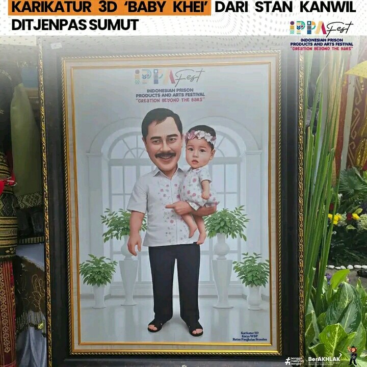 Hasil Karya Seni WBP Pangkalan Brandan