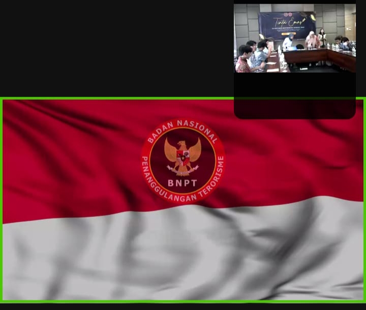 Prosesi Kegiatan Hybrid FKPT Diawali Menyanyikan Lagu Indonesia Raya