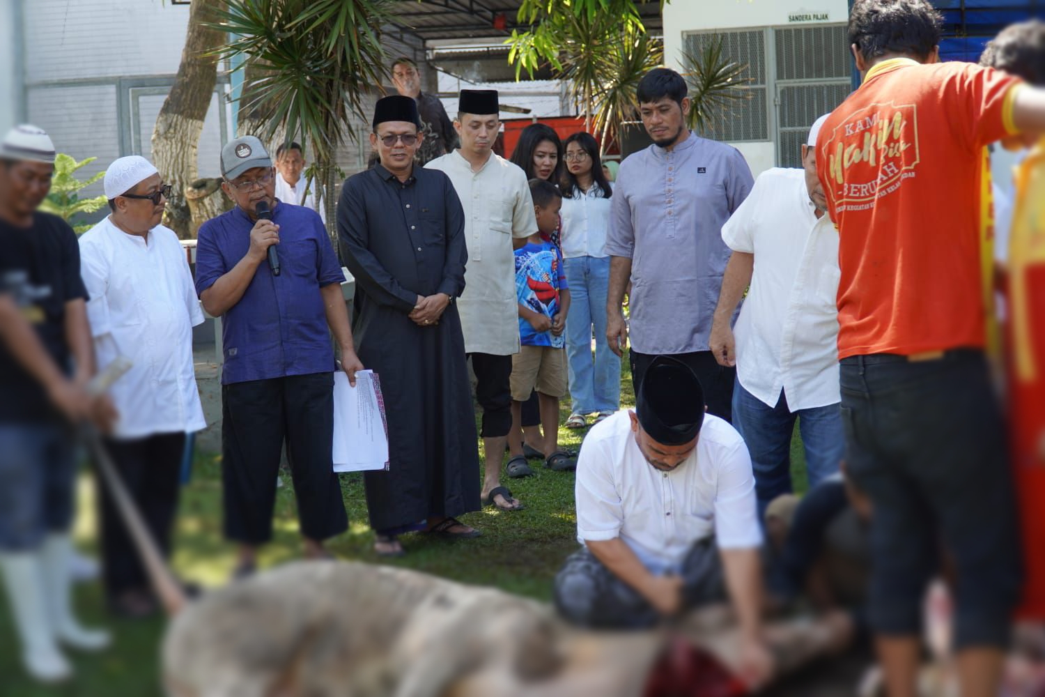 Kegiatan Penyembelihan Hewan Kurban di Rutan Kelas I Medan