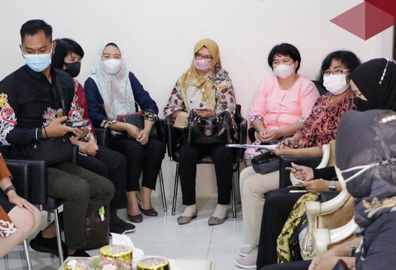 Rombongan pegawai BKAD Palangkaraya
