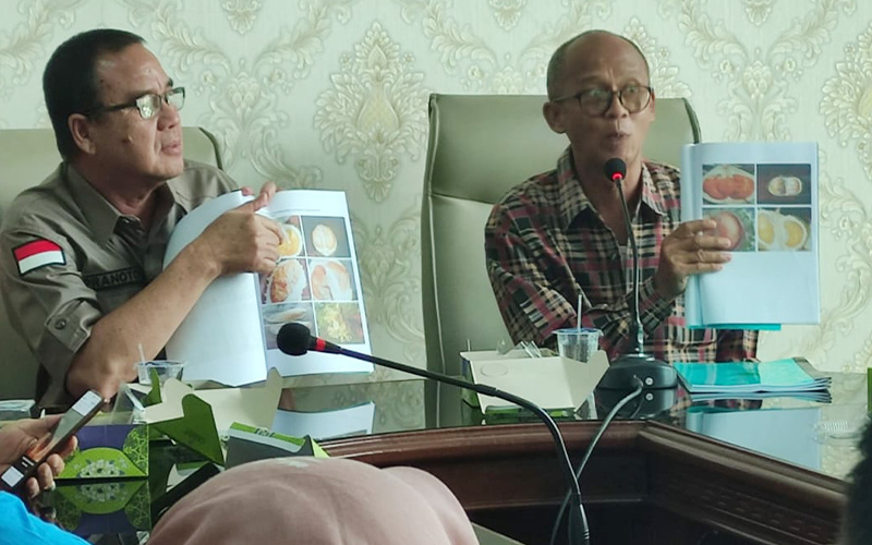 Suasana saat Rapat Koordinasi Festival Durian Tahun Ke-2 di Ruang Sidang Sekretaris Daerah Kabupaten (Sekdakab) Rejang Lebong, Jum’at-(20/12/2024)