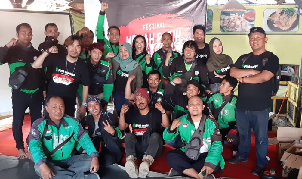 Pembacaan Ikrar Driver Gojek Bersatu
