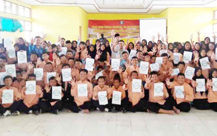 Kegiatan roadshow sosialisasi bahaya narkoba dikalangan pelajar, Jumat (10/02/2017)