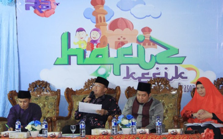 Wakil Gubernur Rohidin Mersyah saat menghadiri lomba “Hafiz Kecik”, program hafalan Al-Quran, Selasa (02/05)