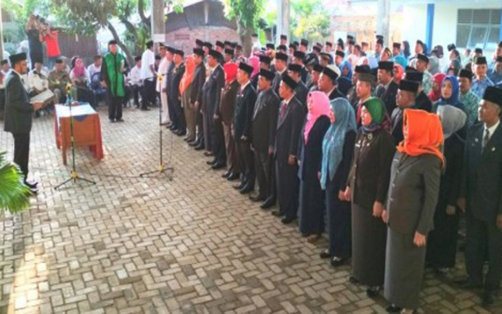 Sekda Kota Marjon, M.Pd melantik 3 pejabat eselon II dan ratusan pejabat eselon III dan IV