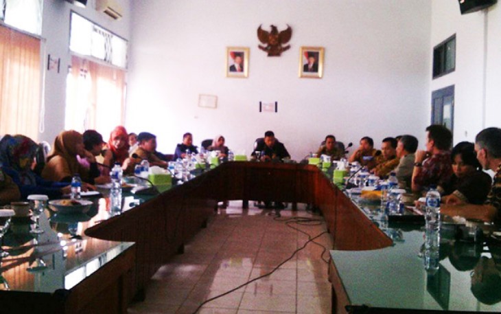 Tim Stirrd bersama DPRD Seluma saat membahas kesepakatan kerjasama penanggulangan bencana di daerah