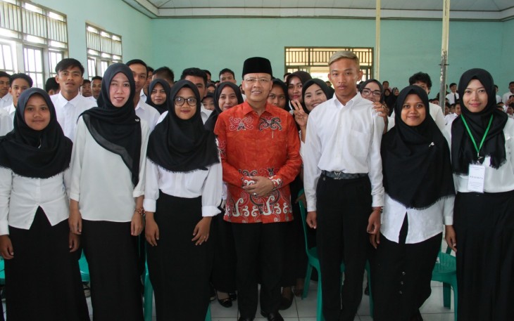 Plt. memberi Motivasi di BLK Bengkulu