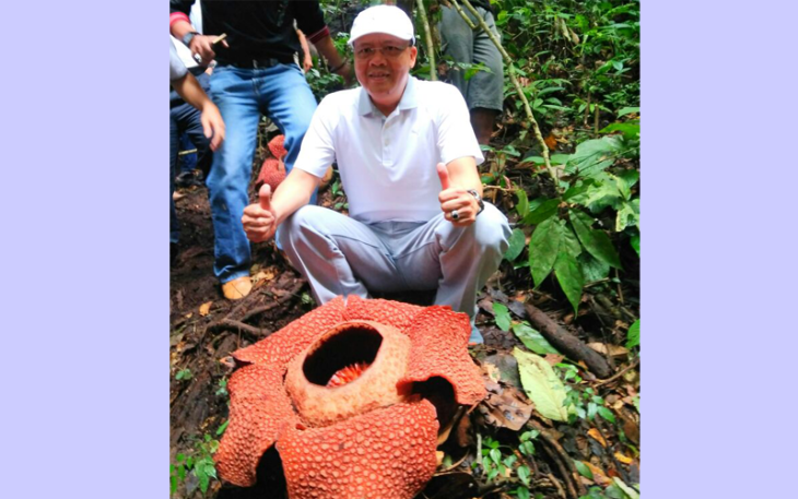 Plt Gubernur mengunjungi Habitat Rafflesia di Kawasan Cagar Alam Taba Penanjung Bengkulu Tengah