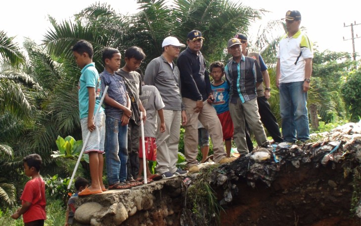 Plt Gubernur Bengkulu tinjau lokasi banjir