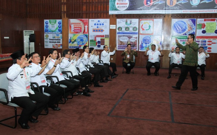 Workshop Tunas, Sistem, dan Komite Integritas untuk bupati, walikota dan ketua DPRD kabupaten-kota se-Provinsi Bengkulu 