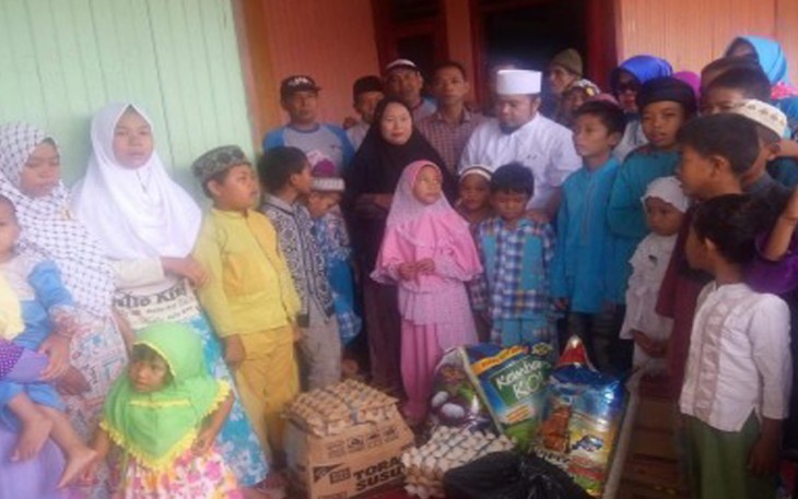 Walikota Bengkulu,Helmi Hasan mengunjungi Panti Asuhan Yayasan Swasta Mandiri yang berlokasi di Kelurahan Padang Serai