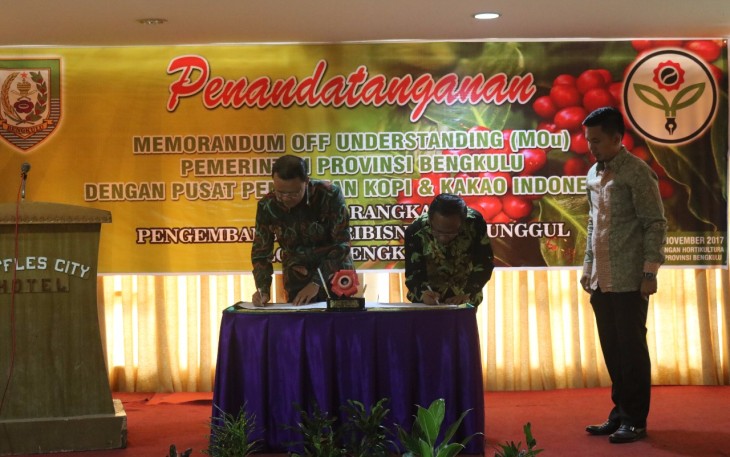 Dongkrak Komoditas Kopi Bengkulu, Pemprov Teken Mou Dengan PPKKI