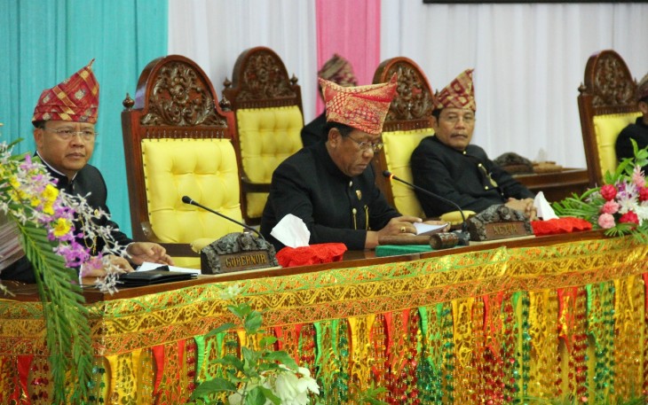 Sidang paripurna istimewa HUT Provinsi Bengkulu ke-49