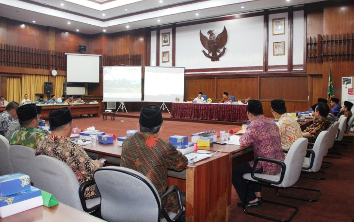 Rapim TEPRA 2017, di Ruang Pola Provinsi Bengkulu.