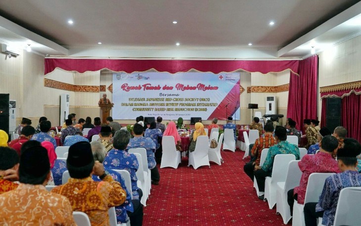 Ramah tamah bersama delegasi Japanesse Red Cross Society (JRCS).