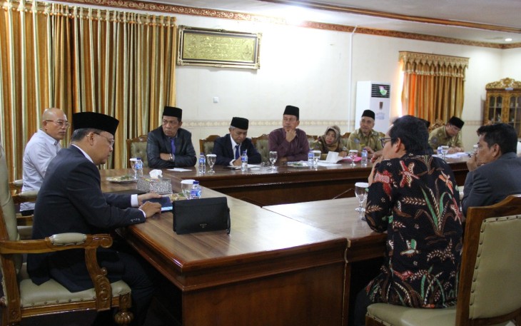 Plt Gub Pimpin Rapat Peningkatan Produksi beras dan jagung di Provinsi Bengkulu