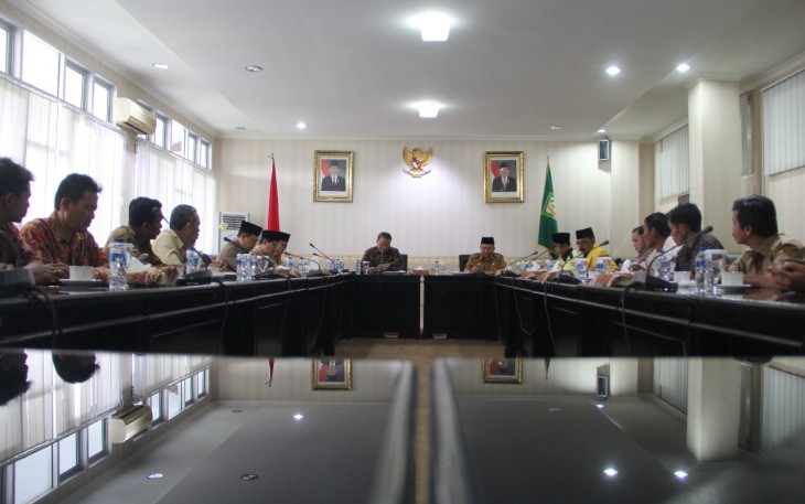 Audiensi DPD APDESI Bengkulu dengan Plt Gubernur Bengkulu.
