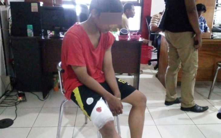 DN terduga pelaku pembunuhan.