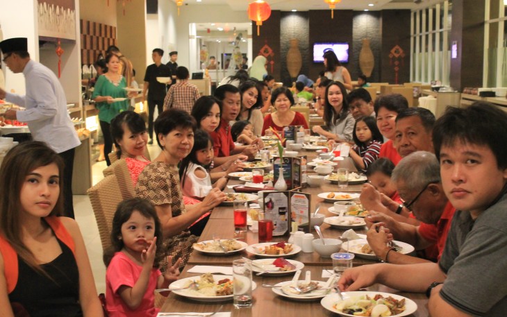 Serunai Restaurant, dinner imlek
