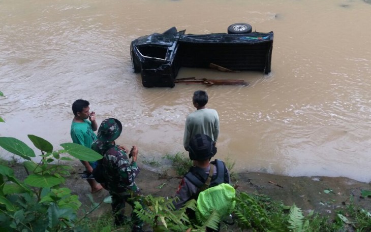 Kondisi Carry Pick Up saat kecelakaan