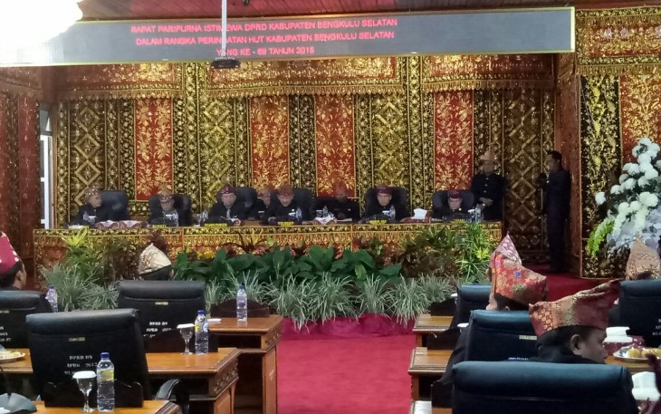DPRD Bengkulu Selatan Gelar Paripurana HUT BS Ke-69