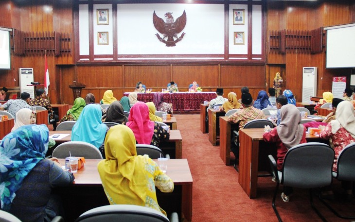 Advokasi JFAK dan Pameran Produk Pembinaan Analis Kebijakan, di Ruang Pola Provinsi Provinsi Bengkulu, Kamis (12/04). 