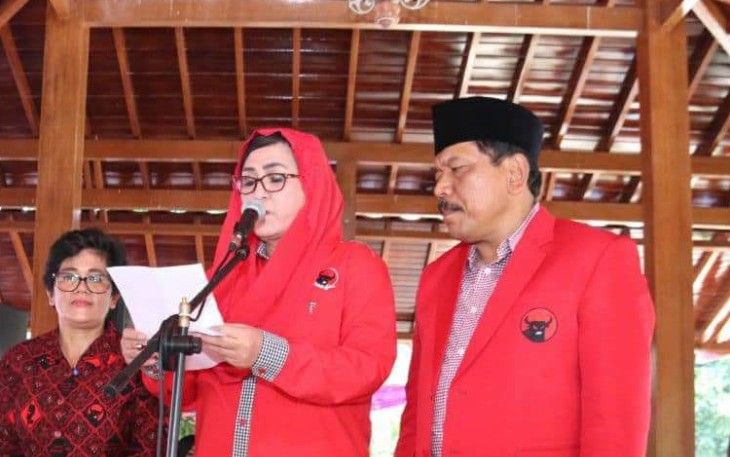 Pelantikan Mian Pimpin PDIP Bengkulu Utara, Foto (Pedomanbengkulu.com)