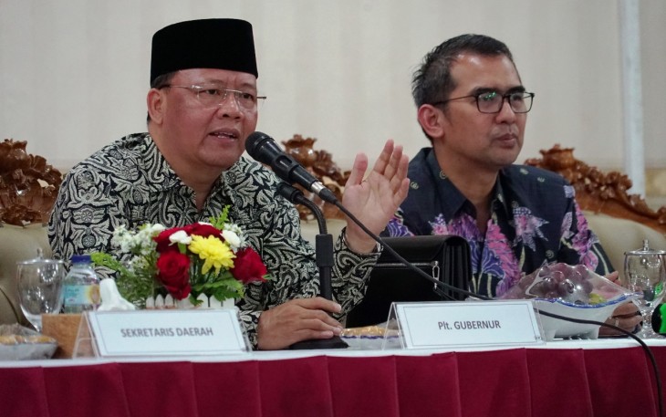 Plt Gubernur Bengkulu hadir pada Entry Meeting Audit Lanjutan Atas Laporan Keuangan Pemerintah Daerah (LKPD) Tahun 2017