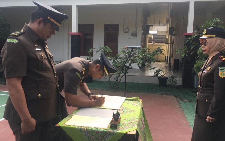 Sertijab Kasi Intel Kejari Kota Lubuk Linggau, Sumsel