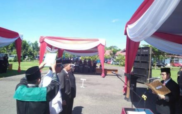 Pelantikan 194 ASN Pemkab Seluma