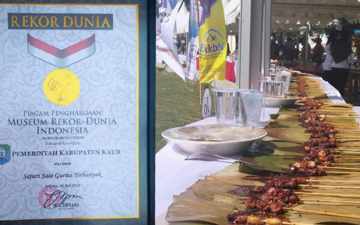 Sajian Sate Gurita Kabupaten Kaur