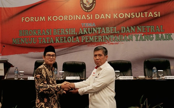 Asisten III Gotri Suyanto hadiri acara Forum Koordinasi dan Konsultasi.