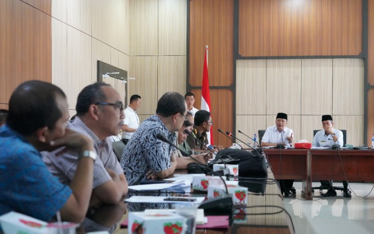 Rapat Koordinasi Di Pimpin Oleh Plt Gubernur Rohidin Mersyah