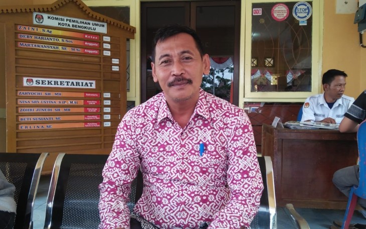 Ketua KPU Kota Bengkulu Zaini  