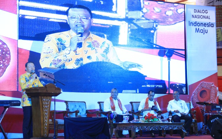 Rohidin dalam sambutan membuka Dialog Nasional 19 Indonesia Maju di Bengkulu, Sabtu (4/8).