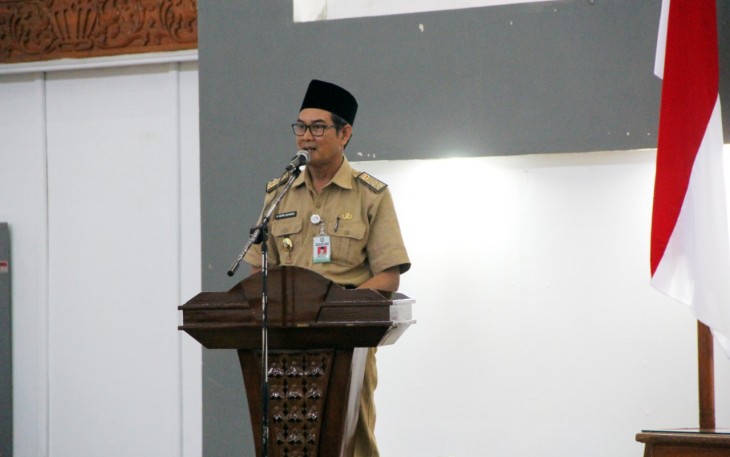 Asisten III Setda Provinsi Bengkulu Gotri Suyanto membuka Musda VI dan HUT Persatuan Wredatama Republik Indonesia.