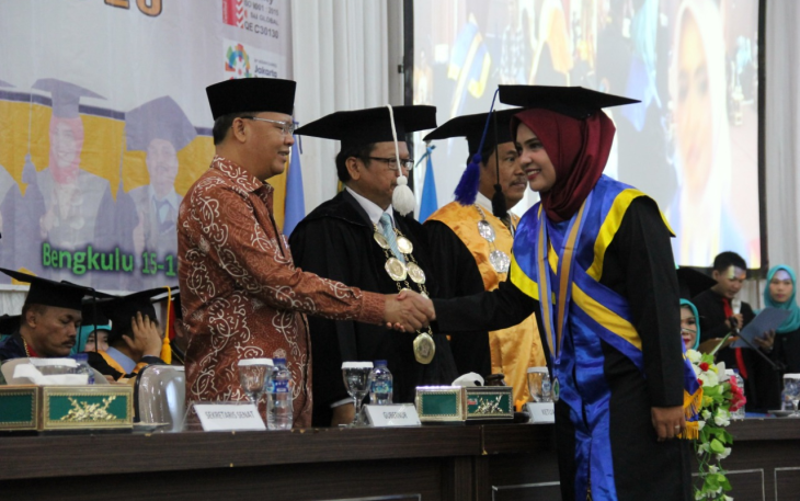 Plt Gub hadiri Wisuda XXI Poltekes Kemenkes.