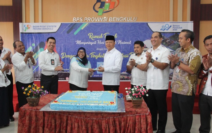 Plt. Gubernur Bengkulu Rohidin Mersyah hadiri peringatan Hari Statistik Nasional