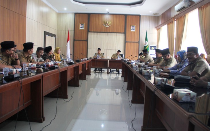 Wakili Plt Gubernur Bengkulu, Asisten III Setda Provinsi Bengkulu Gotri Suyanto pimpin Ekspose Rencana Penyelenggaraan Gelar Teknologi Tepat Guna Nasional XXI Tahun 2019.