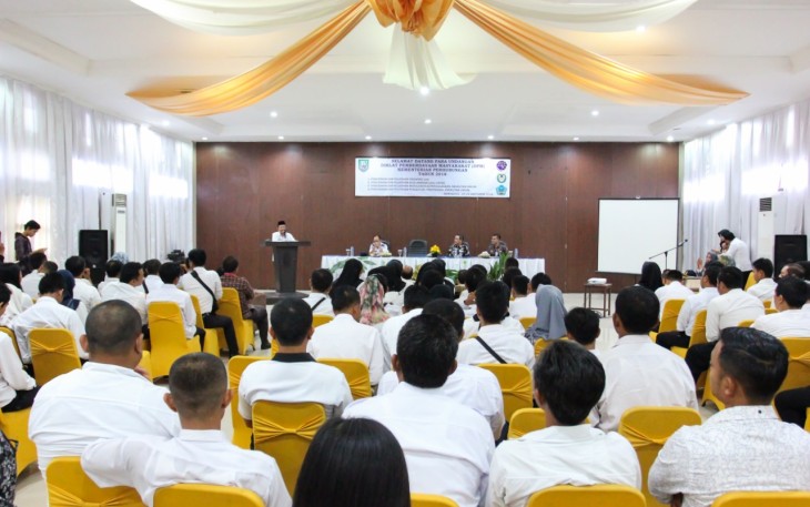 Asisten I Setda Provinsi Hamka Sabri Rabu pagi membuka Diklat Pemberdayaan Masyarakat