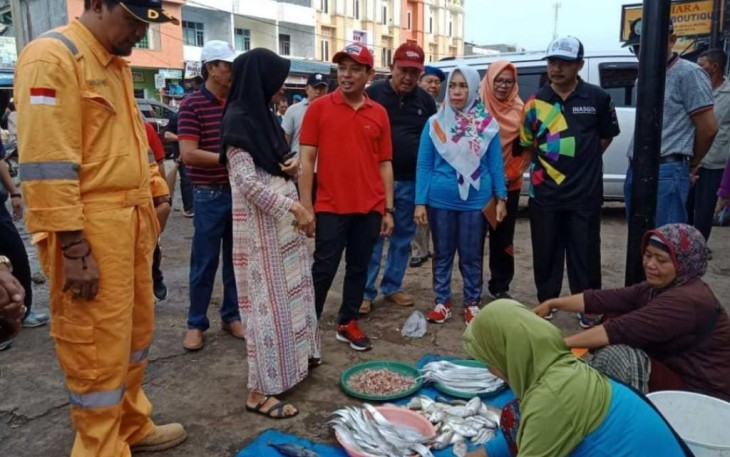 Wakil Walikota Bengkulu Dedy Wahyudi kembali melakukan sosialisasi ke Pasar Panorama