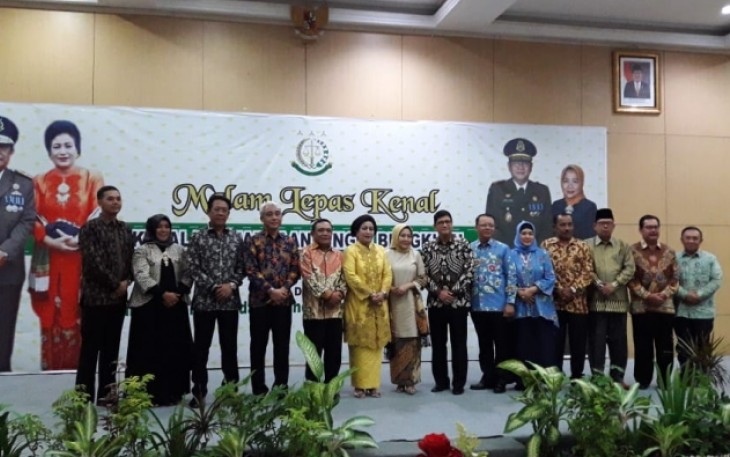 Malam lepas kenal Kepala Kejaksaan Tinggi Bengkulu di Hotel Horizon Bengkulu, Sabtu malam (13/10/2018)