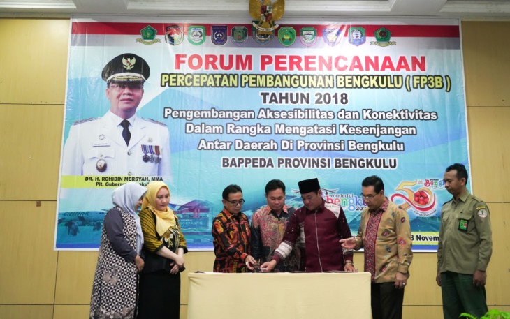 Pemprov Bengkulu gelar pertemuan Forum Perencanaan Percepatan Pembangunan Bengkulu 2018
