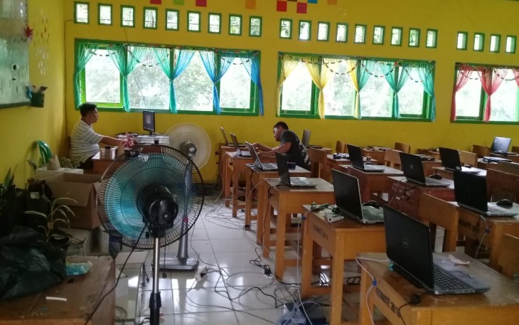 Persiapan sarana dan prasarana tes CPNSD Kaur