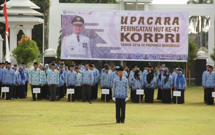 Upacara peringatan HUT Korpri ke 47